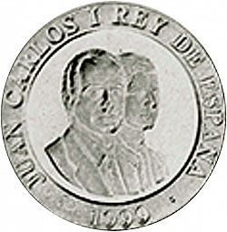 Large Obverse for 200 Pesetas 1999 coin