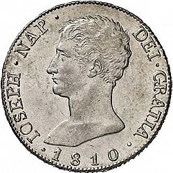Large Obverse for 20 Reales 1810 coin