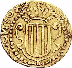 Large Obverse for 2 Escudos 1689 coin