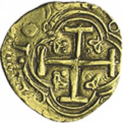 Large Reverse for 2 Escudos 1667 coin