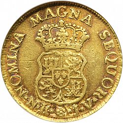 Large Reverse for 2 Escudos 1761 coin