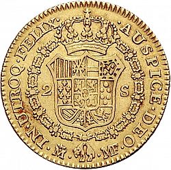 Large Reverse for 2 Escudos 1788 coin