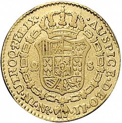 Large Reverse for 2 Escudos 1790 coin