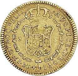 Large Reverse for 2 Escudos 1793 coin