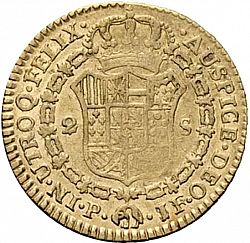 Large Reverse for 2 Escudos 1793 coin