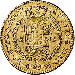 Large Reverse for 2 Escudos 1794 coin