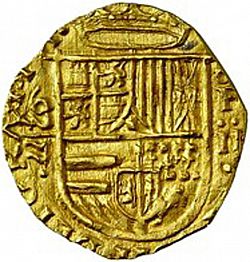 Large Obverse for 2 Escudos 1592 coin