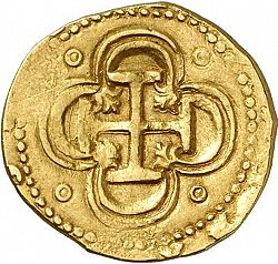 Large Reverse for 2 Escudos 1595 coin