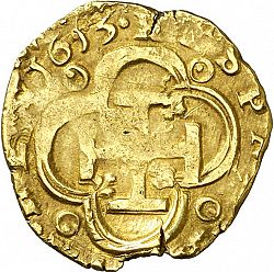 Large Reverse for 2 Escudos 1615 coin