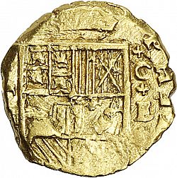 Large Obverse for 2 Escudos 1633 coin
