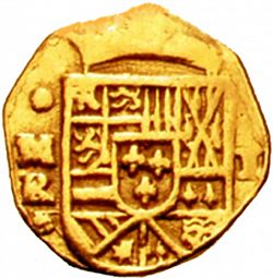 Large Obverse for 2 Escudos 1701 coin