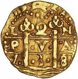 Large Obverse for 2 Escudos 1738 coin