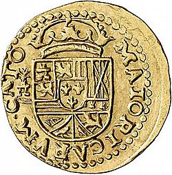 Large Reverse for 2 Escudos 1723 coin