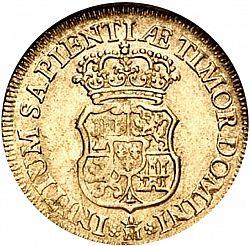 Large Reverse for 2 Escudos 1730 coin