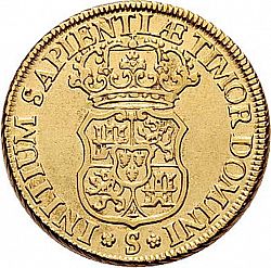 Large Reverse for 2 Escudos 1730 coin