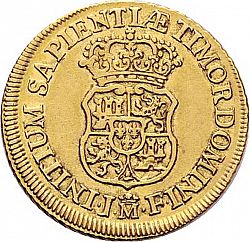 Large Reverse for 2 Escudos 1733 coin