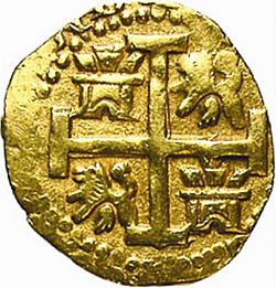 Large Reverse for 2 Escudos 1736 coin