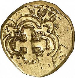 Large Reverse for 2 Escudos 1742 coin