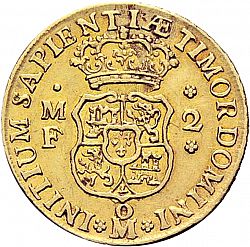 Large Reverse for 2 Escudos 1746 coin