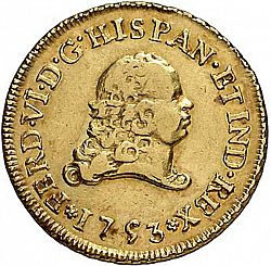 Large Obverse for 2 Escudos 1753 coin