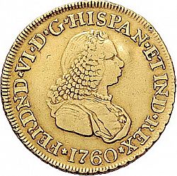 Large Obverse for 2 Escudos 1760 coin