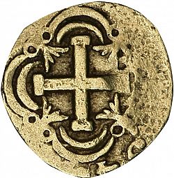 Large Reverse for 2 Escudos 1754 coin