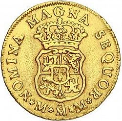 Large Reverse for 2 Escudos 1756 coin