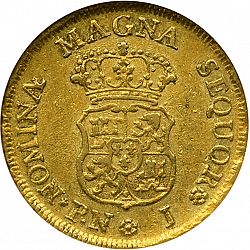 Large Reverse for 2 Escudos 1759 coin