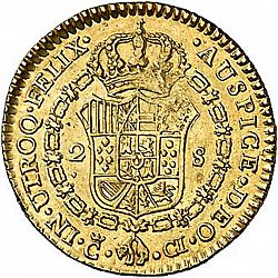 Large Reverse for 2 Escudos 1811 coin