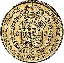 Large Reverse for 2 Escudos 1811 coin