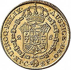 Large Reverse for 2 Escudos 1811 coin