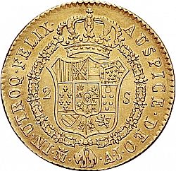 Large Reverse for 2 Escudos 1830 coin
