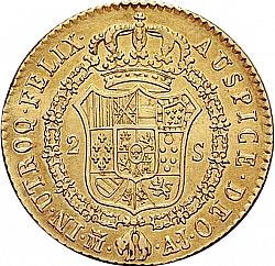 Large Reverse for 2 Escudos 1830 coin