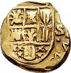 Large Obverse for 2 Escudos 1724 coin
