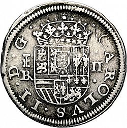 Large Obverse for 2 Reales 1683 coin