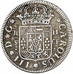 Large Obverse for 2 Reales 1770 coin