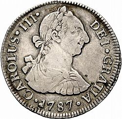 2 Reales from 1787 - SPAIN 1759-88 - CARLOS III - The Coin