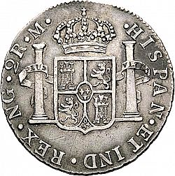 Large Reverse for 2 Reales 1794 coin