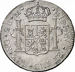 Large Reverse for 2 Reales 1795 coin