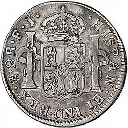 Large Reverse for 2 Reales 1804 coin