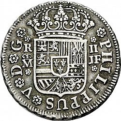Large Obverse for 2 Reales 1740 coin