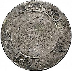 Large Reverse for 2 Reales 1813 coin