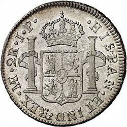 Large Reverse for 2 Reales 1816 coin