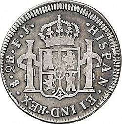 Large Reverse for 2 Reales 1817 coin