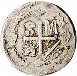 Large Reverse for 2 Reales 1820 coin