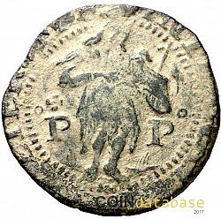 Large Reverse for 2 sous 1598 coin