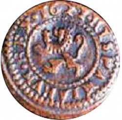 Large Reverse for 2 Maravedies 1622 coin