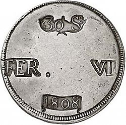 Large Obverse for 30 Sous 1808 coin