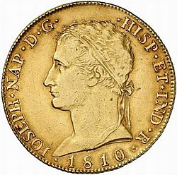 Large Obverse for 320 Reales 1810 coin