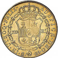 Large Reverse for 320 Reales 1812 coin